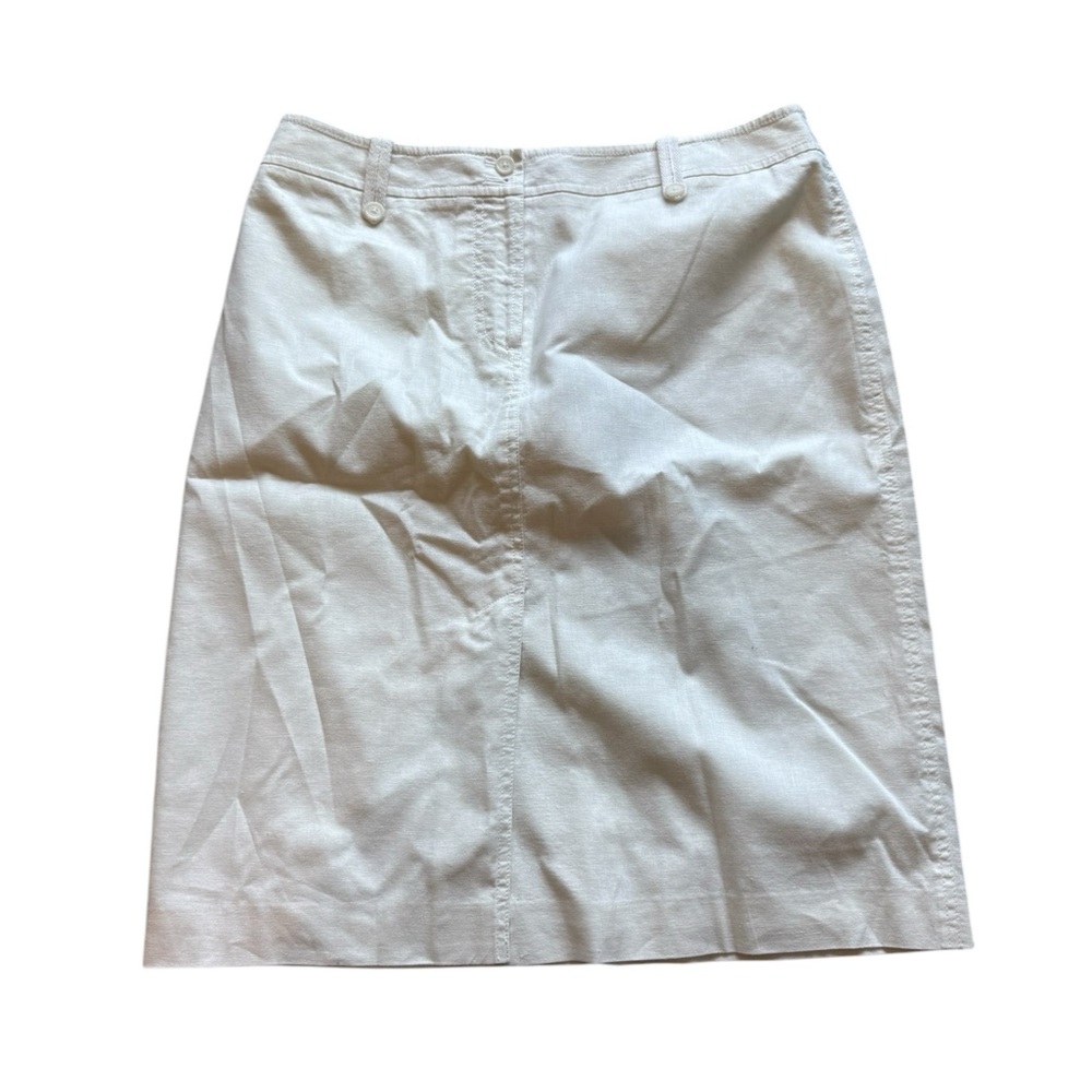 NWOT Tahari Classic White Skirt
